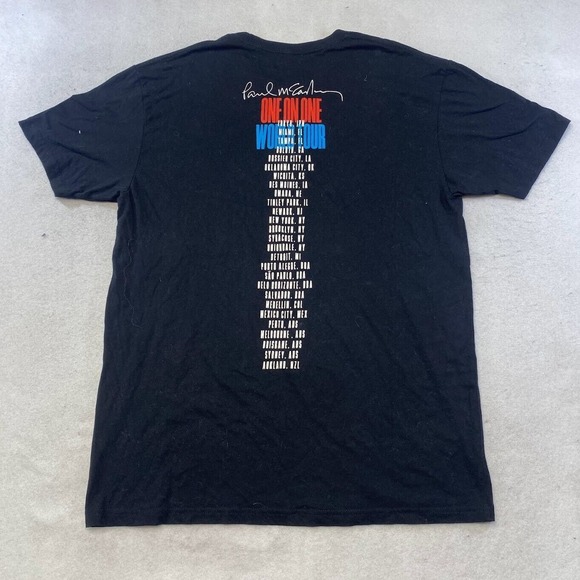 Paul McCartney Graphic Tee Thrifted Vintage Style Size XL - Picture 8 of 11